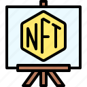 nft, cryptocurrency, blockchain, artwork, gallery, physical artwork