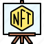 nft, cryptocurrency, blockchain, artwork, gallery, physical artwork 