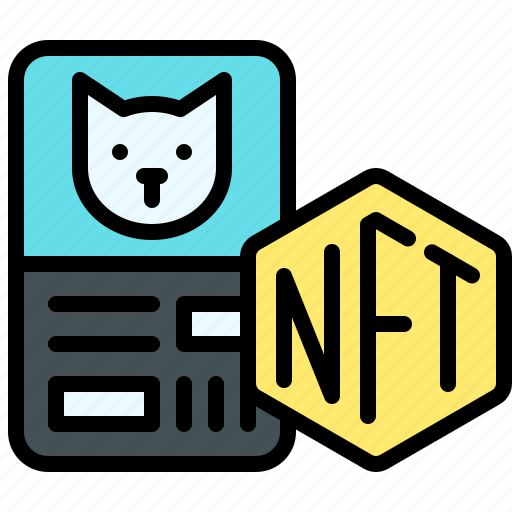 Nft, cryptocurrency, blockchain, trading card, card icon - Download on Iconfinder