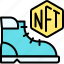 nft, cryptocurrency, blockchain, collectible, shoe 