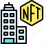 nft, cryptocurrency, blockchain, real estate, building, net real estate 