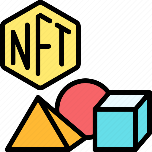 Nft, cryptocurrency, blockchain, physical object, object icon - Download on Iconfinder