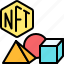 nft, cryptocurrency, blockchain, physical object, object 