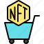 nft, cryptocurrency, blockchain, buy, cart 