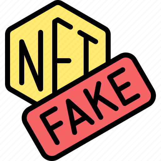 Nft, cryptocurrency, blockchain, fake, scam icon - Download on Iconfinder