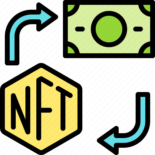 Nft, cryptocurrency, blockchain, exchange, banknote, trade icon - Download on Iconfinder