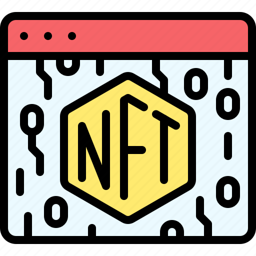 Nft, cryptocurrency, blockchain, mint, browser, website icon - Download on Iconfinder