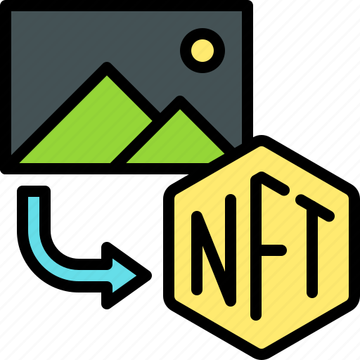 Nft, cryptocurrency, blockchain, tokenised, token icon - Download on Iconfinder