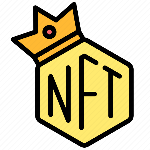 Nft, cryptocurrency, blockchain, king, crown icon - Download on Iconfinder