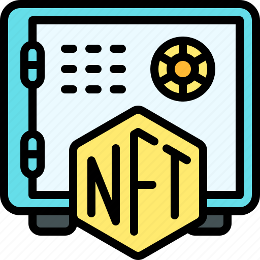 Nft, cryptocurrency, blockchain, safe, safebox, secure icon - Download on Iconfinder