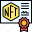 nft, cryptocurrency, blockchain, certificate of ownership, certficate 