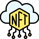 nft, cryptocurrency, blockchain, cloud, storage, upload