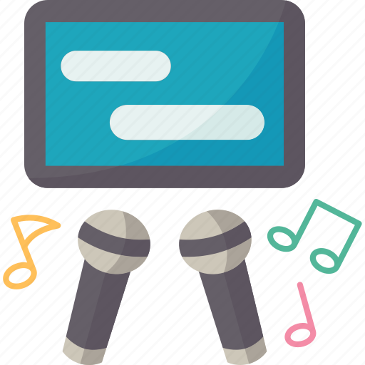 Karaoke, singing, microphone, music, entertainment icon - Download on Iconfinder