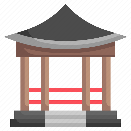 Pavilion, cultures, architecture, and, city, dojo, ninja icon - Download on Iconfinder