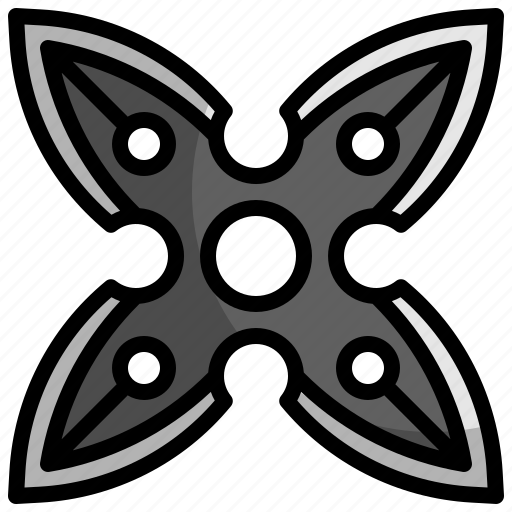 Shuriken, assasin, blade, blades, weapon icon - Download on Iconfinder