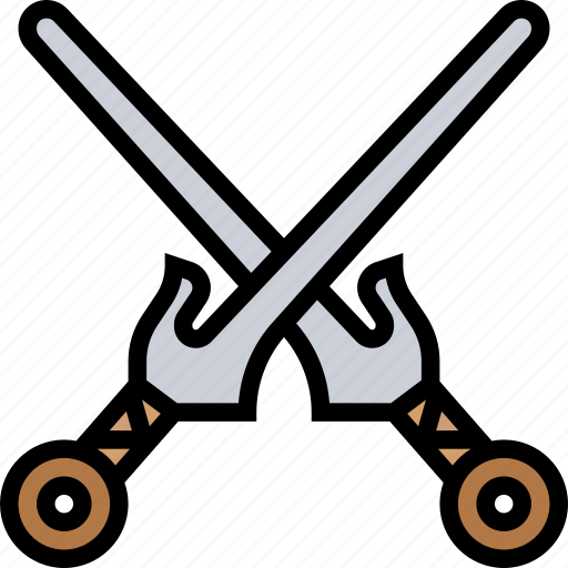 Jutte, weapon, strike, ninja, samurai icon - Download on Iconfinder