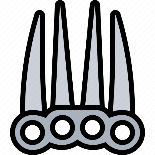 Knuckles, brass, claws, fight, weapon icon - Download on Iconfinder