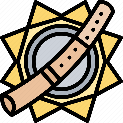 Shakuhachi, flute, bamboo, folk, musical icon - Download on Iconfinder