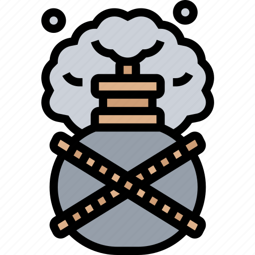 Smoke, bomb, escape, disappear, weapon icon - Download on Iconfinder