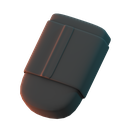 eraser, rubber, erase, clear, remove, stationer, supplies, office, 3d object