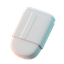 eraser, rubber, erase, clear, remove, stationer, supplies, office, 3d object 