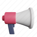 megaphone, bullhorn, loud, marketing, sound, promotion