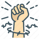 activism, fight, freedom, hand, fist