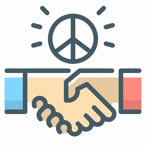 Handshake, truce, agreement, peace, armistice, friendship icon - Download on Iconfinder