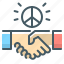 handshake, truce, agreement, peace, armistice, friendship 