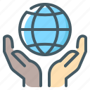 world, globe, care, peace, hands, ecology