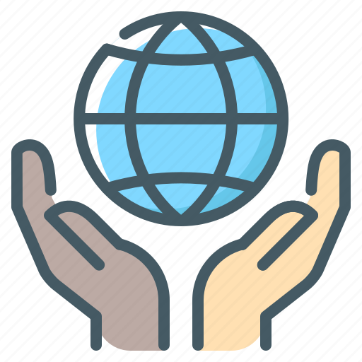 World, globe, care, peace, hands, ecology icon - Download on Iconfinder