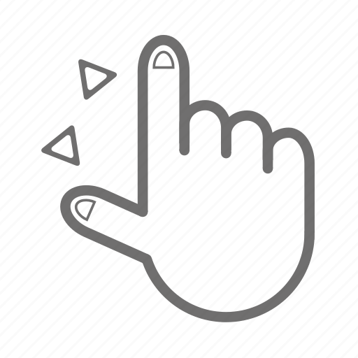 Pinch, zoom, hand, to, finger, gesture icon - Download on Iconfinder