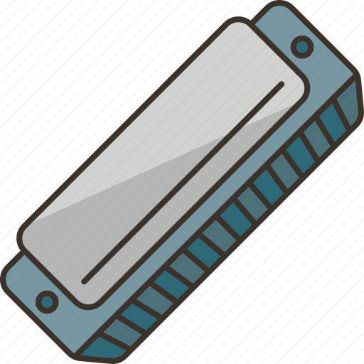 Harmonica, musical, instrument, organ, melody icon - Download on Iconfinder