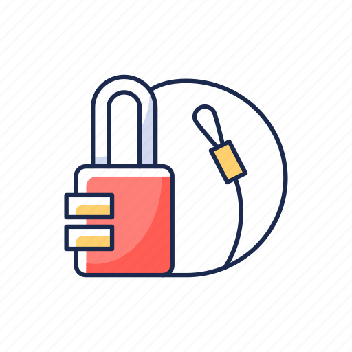 Padlock, security, protection, traveler icon - Download on Iconfinder