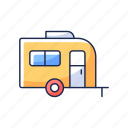 caravan, trailer, vehicle, camping