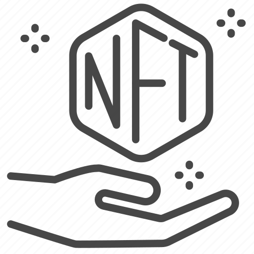 Nft, blockchain, crypto, non-fungible token, trade, digital currency icon - Download on Iconfinder