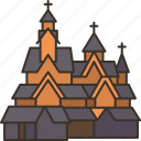 church, heddal, stave, landmark, norway