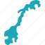 norway, map, country, geography, europe 