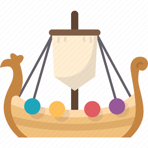 Vikings, ship, nordic, ancient, barbarian icon - Download on Iconfinder
