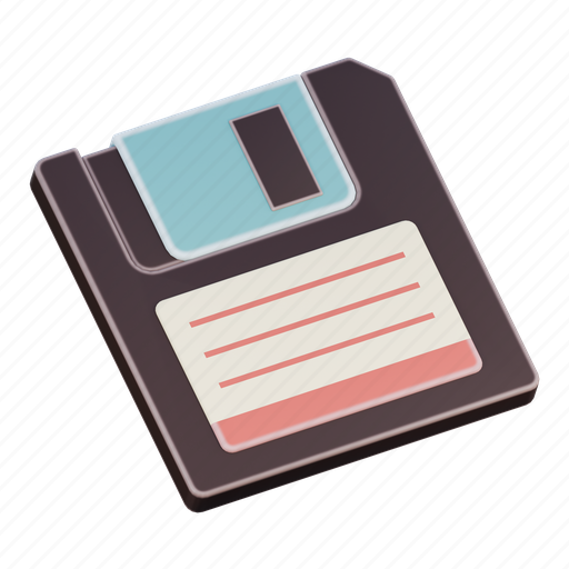 Floppy, disk, save, storage, file, record, memory 3D illustration - Download on Iconfinder