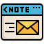 email, note, electronic, files, warn, computer 