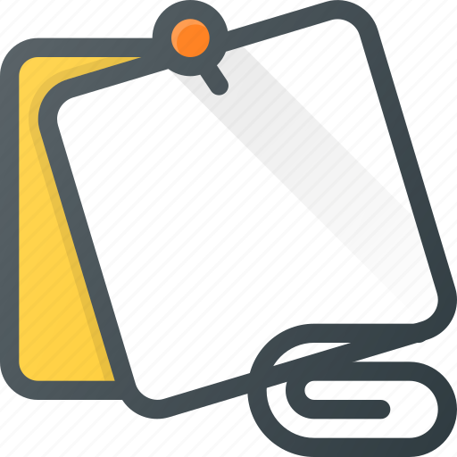 Attache, comment, message, note, task icon - Download on Iconfinder