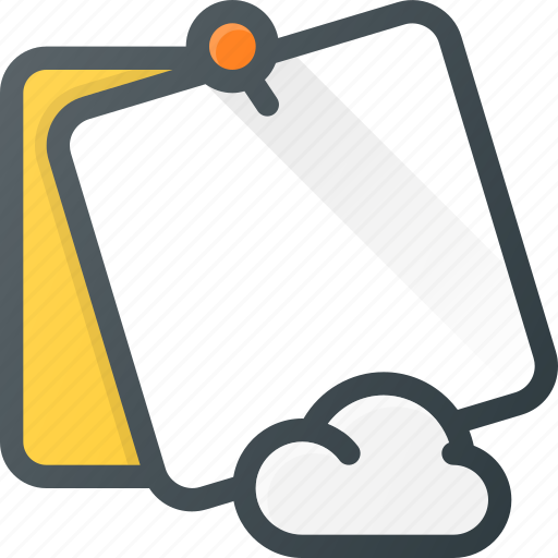 Cloud, comment, message, note, task icon - Download on Iconfinder