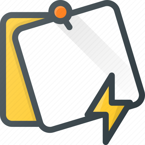 Comment, fast, lighting, message, note, task icon - Download on Iconfinder