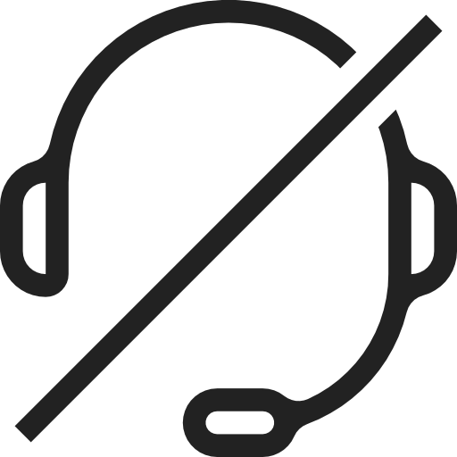 Audio, ban, headphone, headset, multimedia, alert, notification icon - Free download