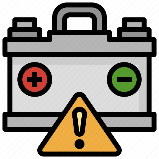 Alert, battery, electronics, empty, level, technology icon - Download on Iconfinder