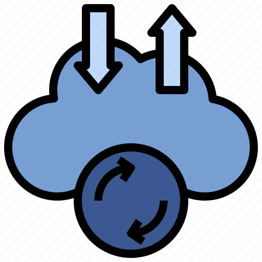 Cloud, computing, interface, message, notification, sync, ui icon - Download on Iconfinder