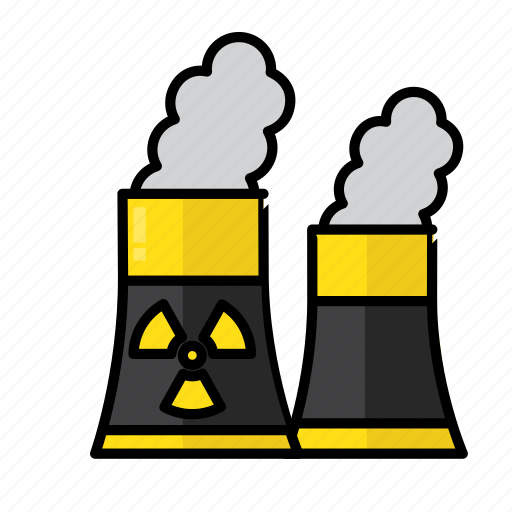 Danger, energy, nuclear, pollution, radiation, radioactivity icon