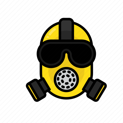Danger, gas mask, mask, nuclear, pollution, radiation, radioactivity icon - Download on Iconfinder
