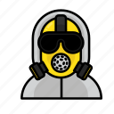 danger, gas mask, mask, nuclear, pollution, radiation, radioactivity